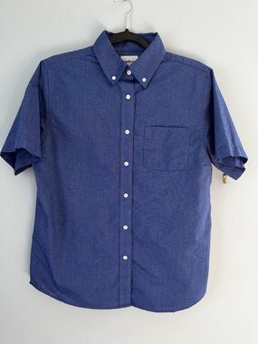 Women’s WearGuard 1406 Ultimate Oxford Work Shirt, Cobalt Blue, Medium